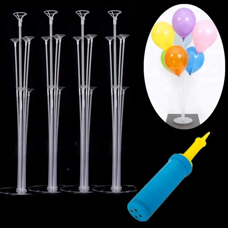 Kit Colonne Réglable Pour Ballons,Support De Table,Décoration,Pompe À