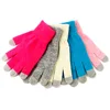 Cheap winter knit touch gloves