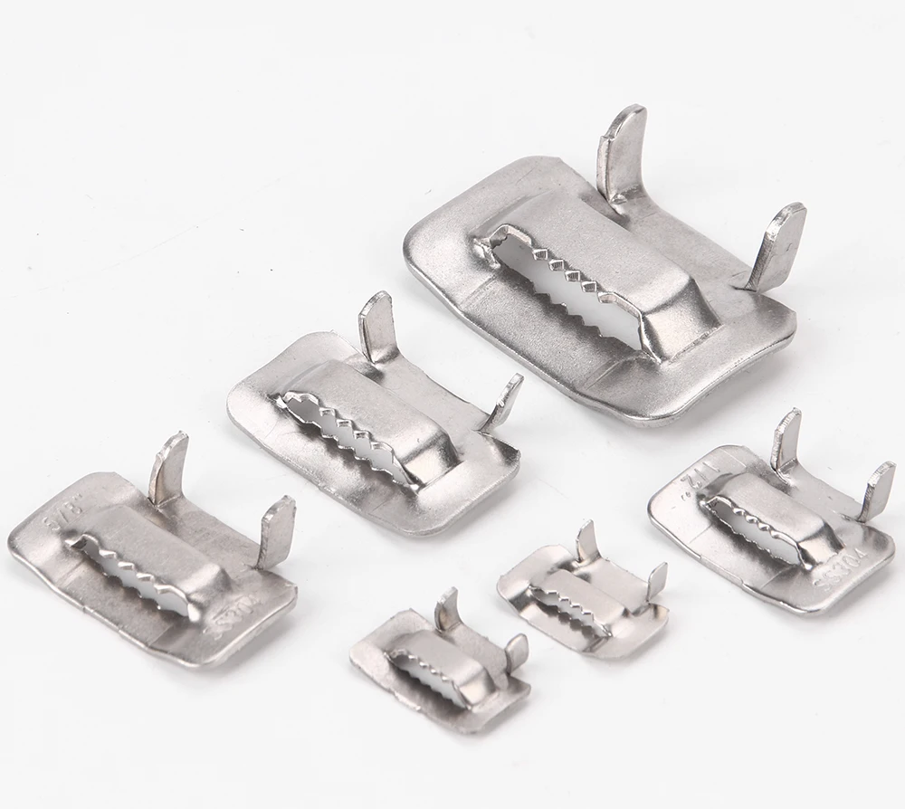 Business Industrial Other Packing Shipping 100 Pk 304 Stainless Steel Tooth Type Buckle 3 4 Stainless Steel Ear Lokt Buckle Studio In Fine Fr