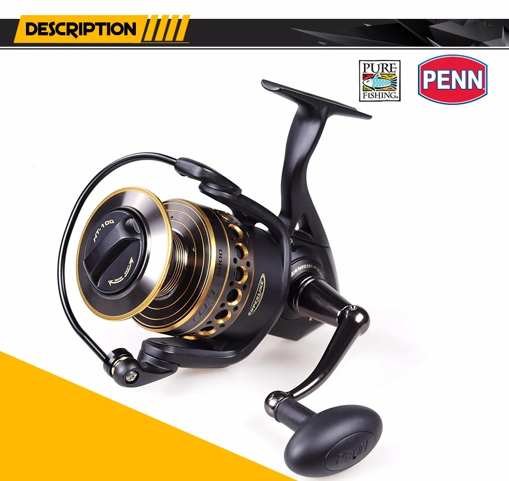 Penn Battle Spinning Fishing Reel, Black, 4000, Spinning Reels