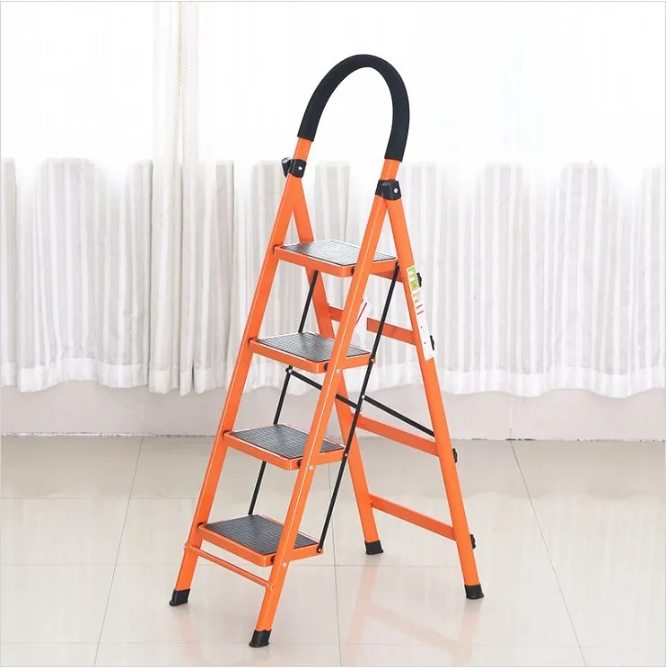 Niceway Four Steps Collapsible 10 Meter Ladder Stepstools Iron Folding