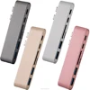 Dual type c wireless usb hub dock 6 ports for Macbook Pro