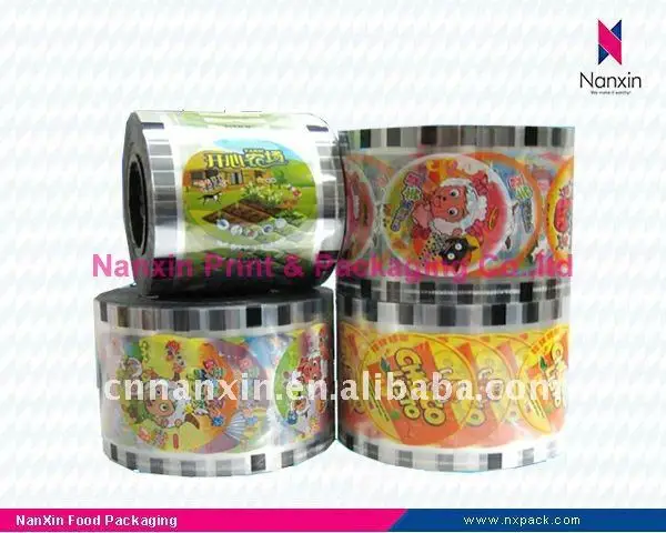 plastic cup sealing film for bubble tea cup