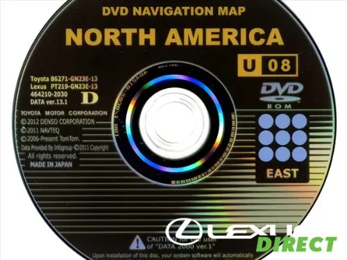 toyota navigation update discs