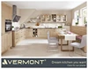 Factory Direct New Style Flat Pack Fitted Full Set Solid Wood Kitchen Cupboard