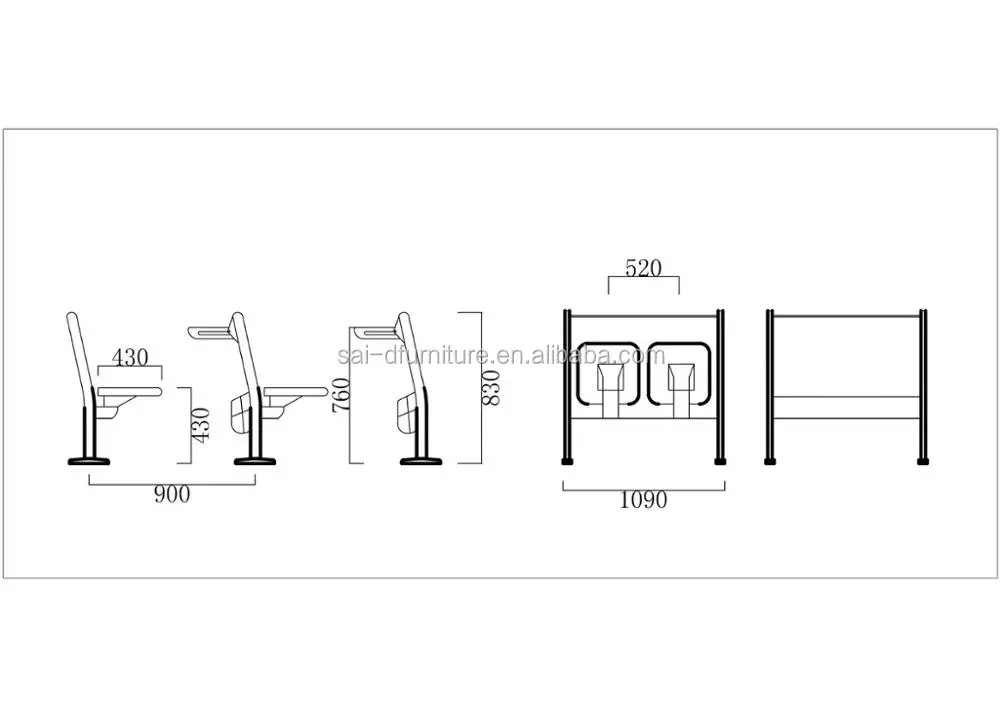 student study table and chair