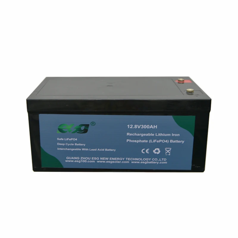 Lifepo4 12.8V 300ah Solar Inverter Lithium Batteries