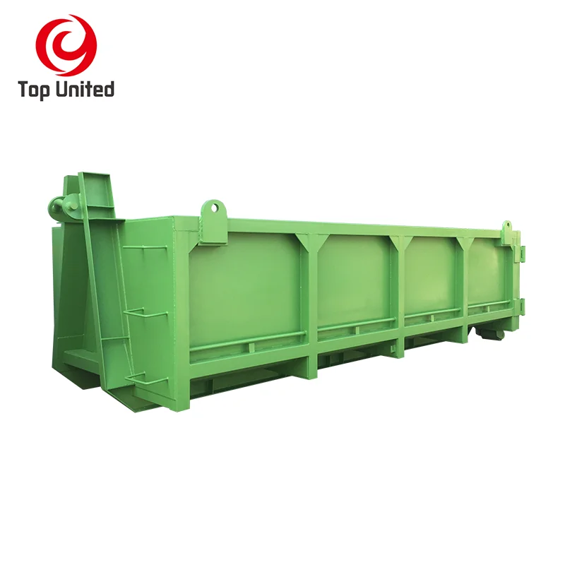 Steel Hook Lift Bin,Construction Waste Collection Hook Lift Bin,Dump