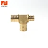 62012-161216 3 Ways Lead Free Bathroom Fittings with CSA NSF Certificated Brass Pex Water Pipe Tee