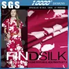 Hellosilk latest generation fashion digital print silk fabric by the yard