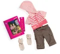 18 inch girl doll clothes and accessories 1pcs outfit 1pcs pants 1pair socks AMERICAN PRINCESS clothes