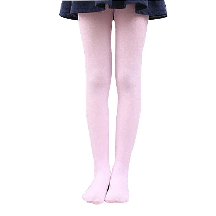 Girls Soft Tights Socking Ballet Dance Footed Tight Pantyhose School  Uniform 