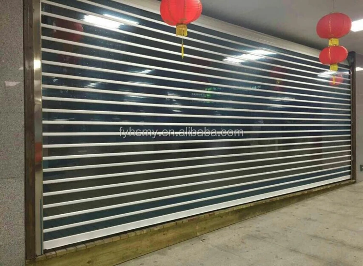 Polycarbonate Door/bulletproof Rolling Shutter Door/automatic