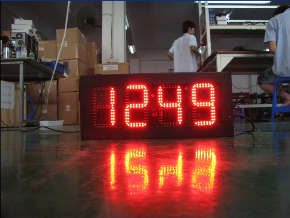 instructions for led wall countdown timer clock