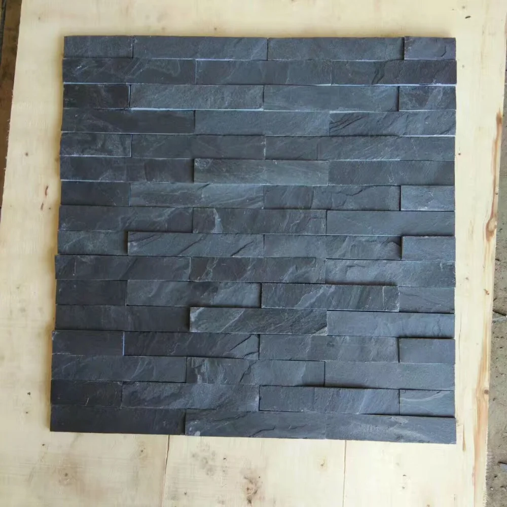 Price Per Square Meter Black Natural Split Slate Stone Tiles Buy 