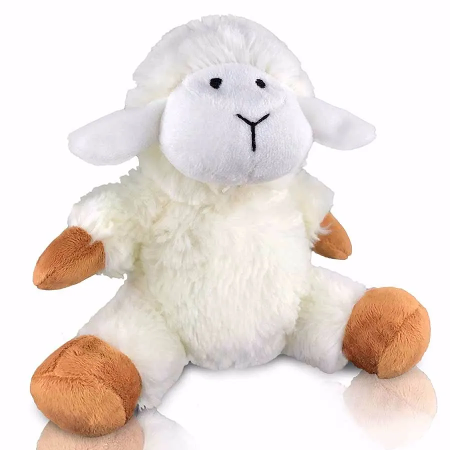 large stuffed lamb