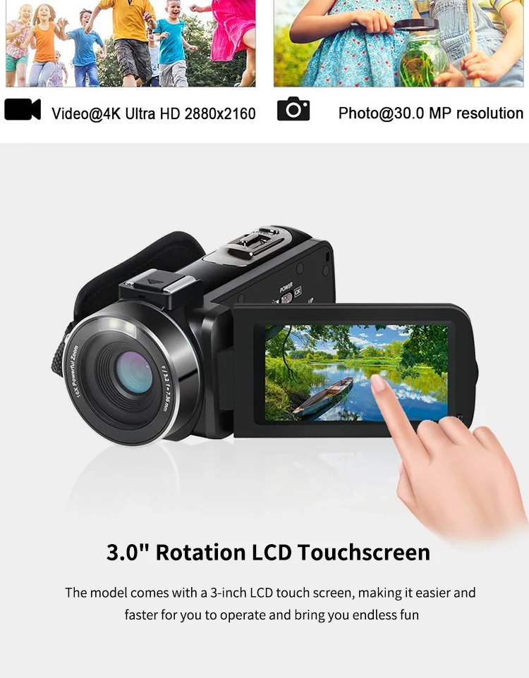 HD Output Photo Camera Action Camera 4k Sports DV Digital Video Camcorders