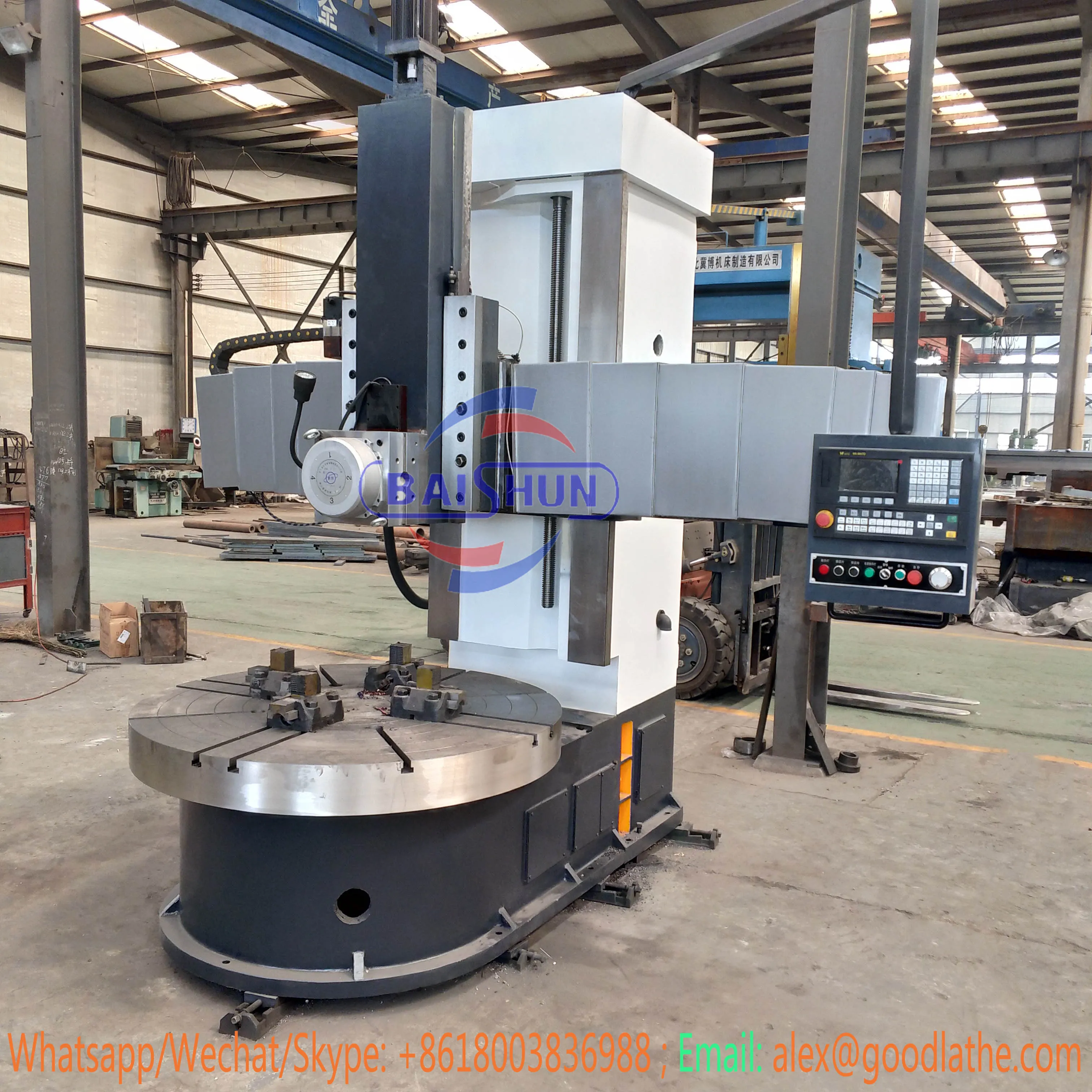 cnc vertical metal turning lathe for sale