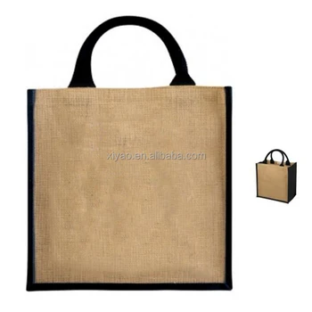 Blank Jute Ping Bag Whole Grocery Black Tote Promotional Blank Jute Ping Bag Whole Grocery Black Tote Promotional