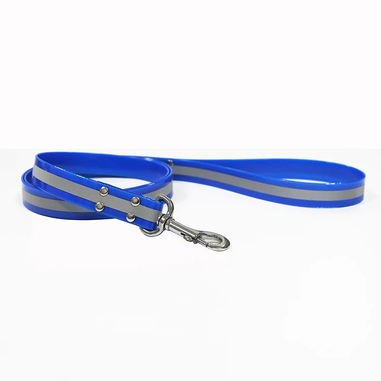 REFLECTIVE BLUE TPU LEASH PS 4