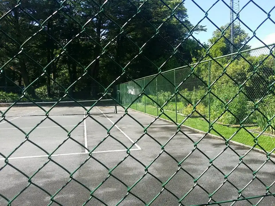 High tensile security Chain Wire Black PVC Coated 1.5 High tensile security chain link fence made in china