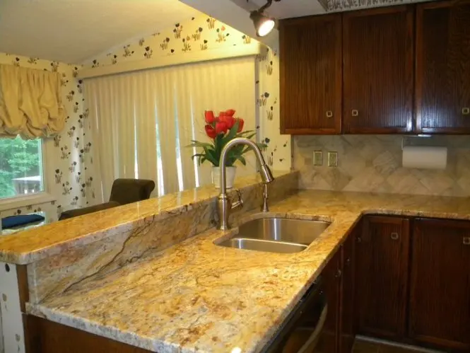 Cheap Beige Onyx Solid Artificial Marble Kitchen Countertop Cheap