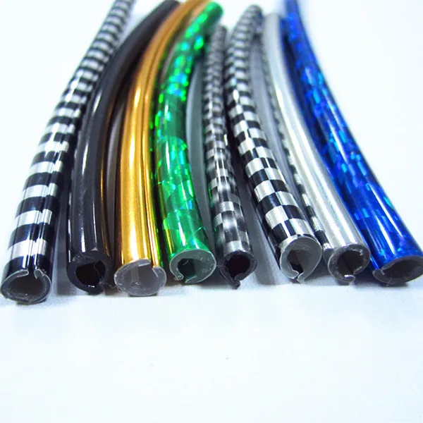 colorful U shaped pvc strip 