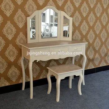 Joy Make Up Table Vanity Dresser With 3 Mirror Stool Buy Girls