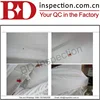 China quality inspection inspection preshipment inspection service fabric for mattress protector set