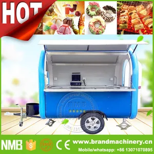 China Food Trucks For Sale In Philippines Caravan Trailer Fast Food Trailer For Sale Food Cart Refrigerator