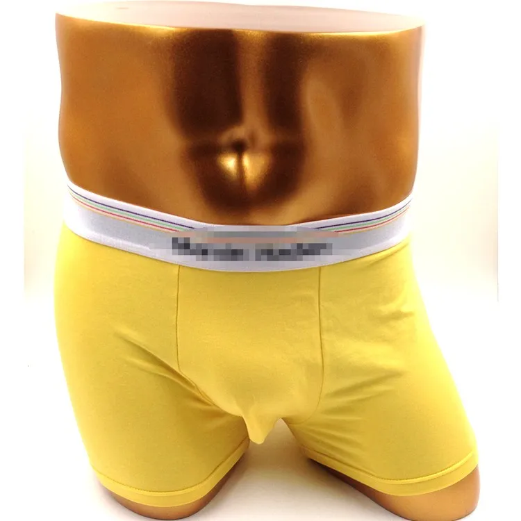 Custom Elastic Waistband Underwear Manufacture Embroidered Mens