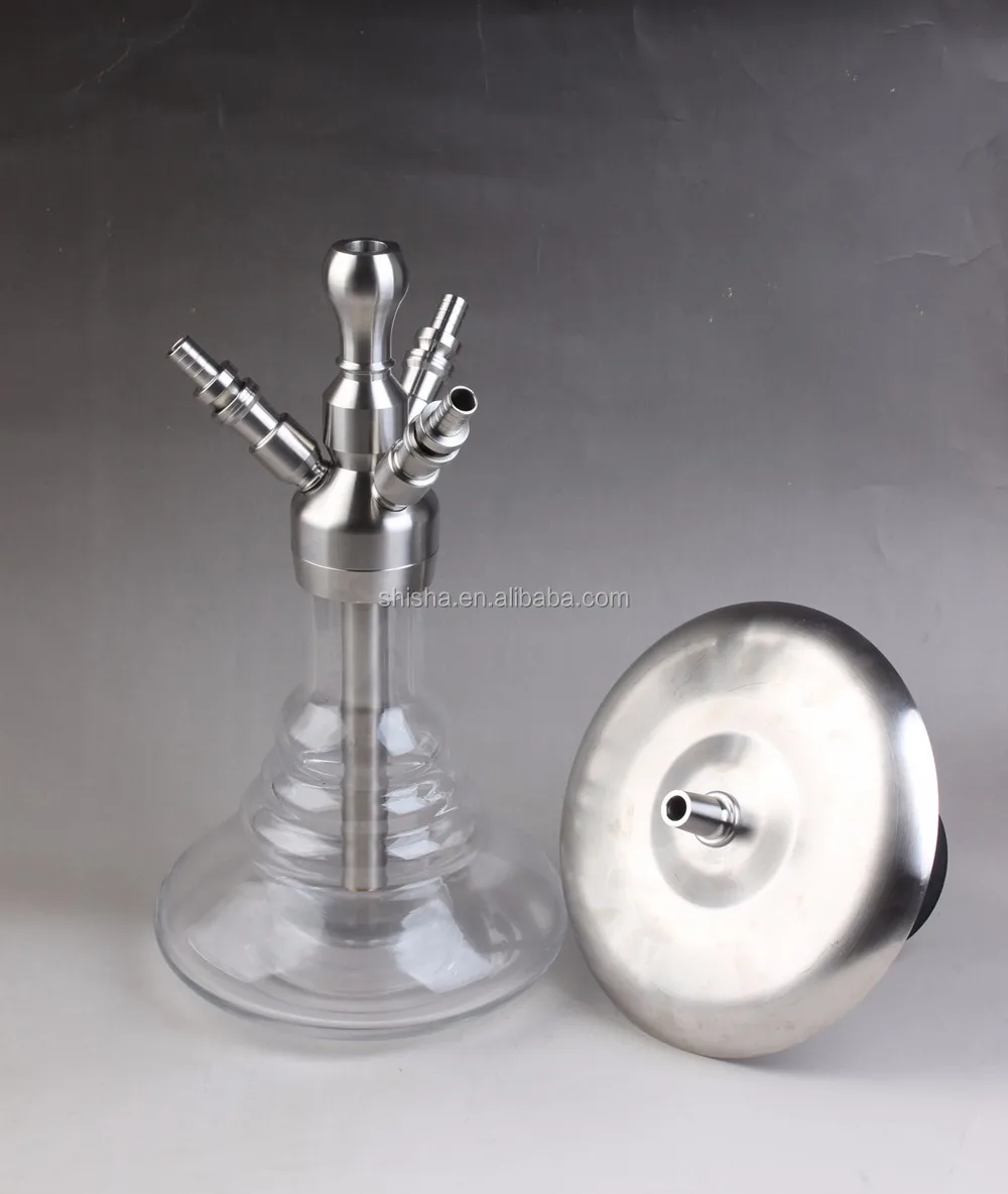 All Stainless Steel Hookah Medium Three Connector Hookah Buy