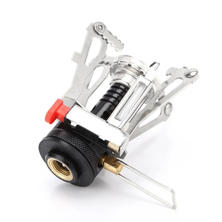 Ultralight Outdoor Mini Gas Stove Windproof Folded Stoves For Camping