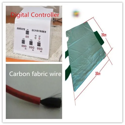 3 zone far infrared slimming heated sauna blanket infrared warm-up jade stone suana blanket