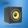 high quality and cheap Active subwoofer with wooden cabinet texture painted finish made in China