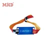 Promotional printing QR code rfid bracelet woven wristband for event