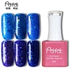 2018 New Nails Supplies Blue Colors Soak Off Star Diamond Glitter Gloss Gel Nail Polish