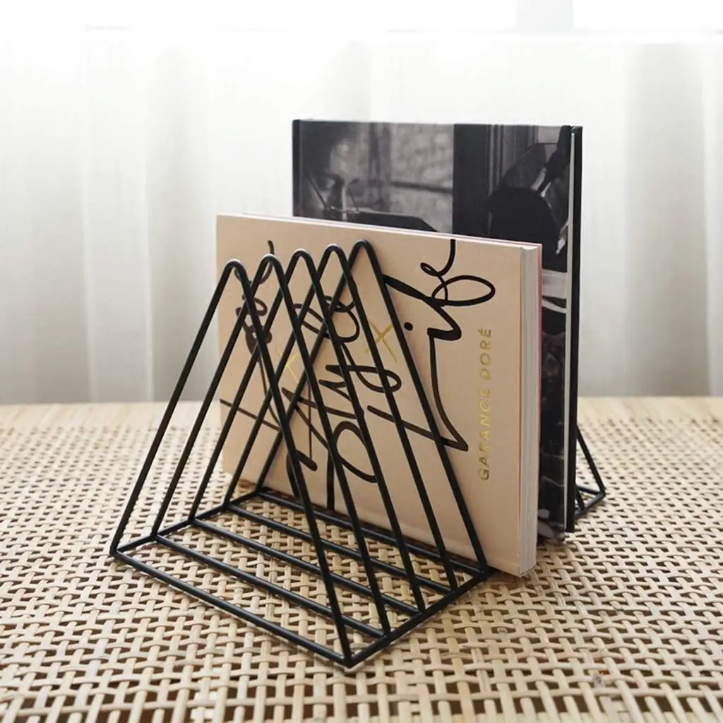 三角形桌面铁架收纳架杂志架