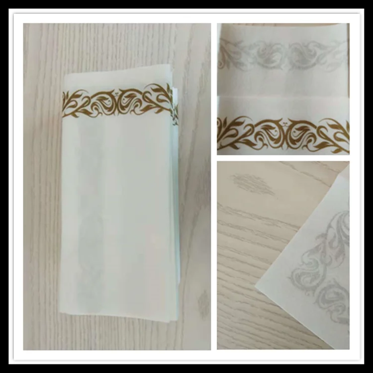 Silver Floral Decorative Disposable Cloth Like Tissue Paper Linen Feel Hand Towels Napkins Buy Tissue Paper Napkins Hand Napkins Hand Towels Napkins