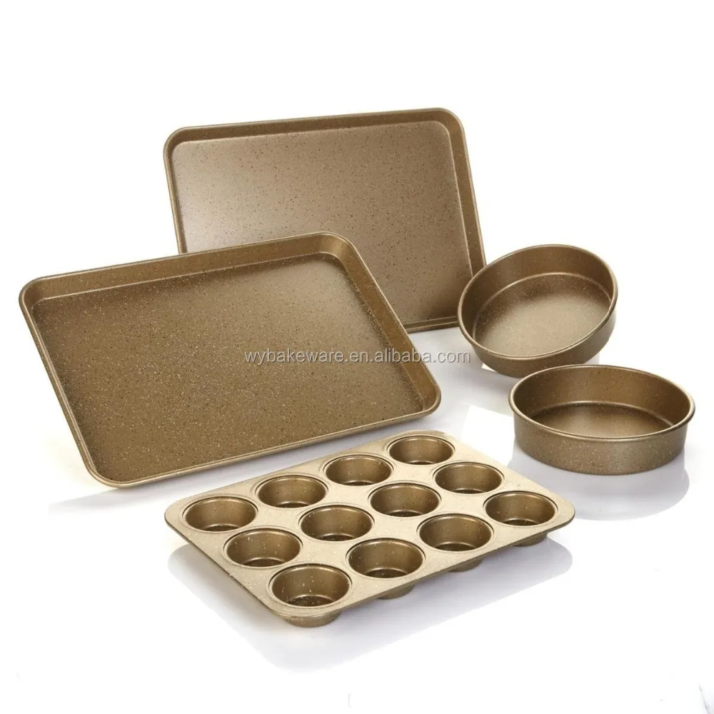
Okay Premium bakeware Bake 5-piece Bakeware Set Nonstick cake pan Set 