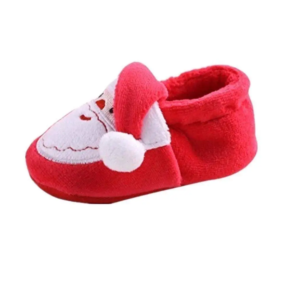 infant christmas slippers