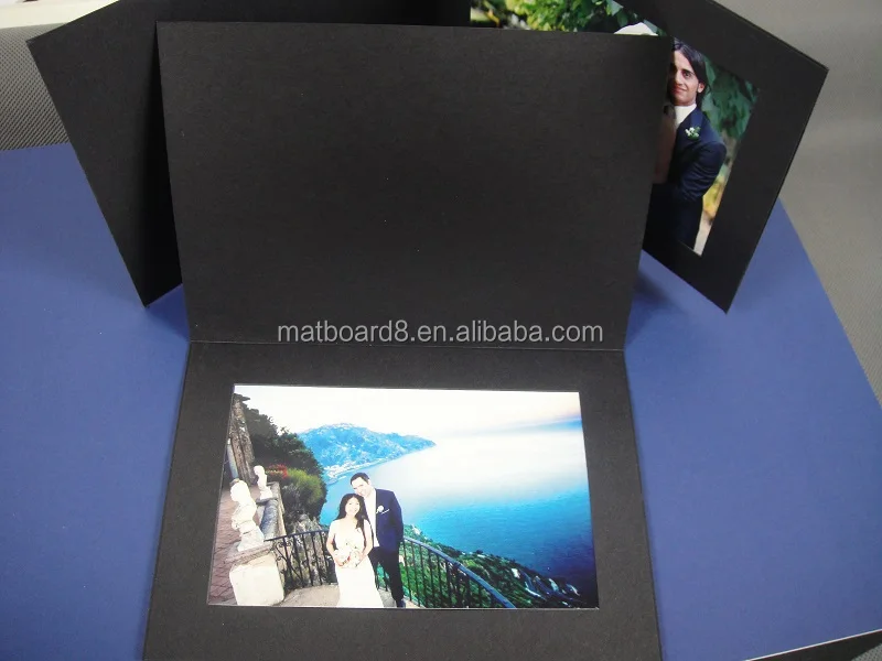 Stylish Cardboard /matboard Photo Folios/ Photo Holder In Various Color