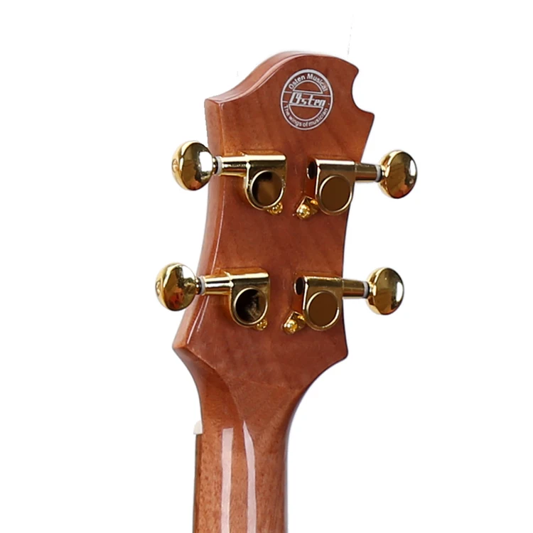 全球定制 24 英寸实心红松红木原声吉他女高音四弦琴 - buy chinese g