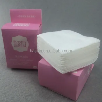 synthetic cotton pads