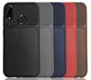 Lxuury Carbon Fiber Net Grain Shockproof TPU Phone Cover Case For Huawei Nova 3 PAR-AL00