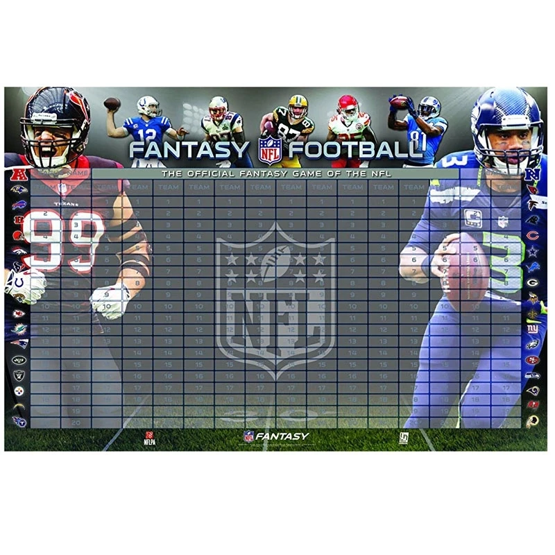 Fantasy Draft Fantasy Football Draft Board Customized Sport Draft Board