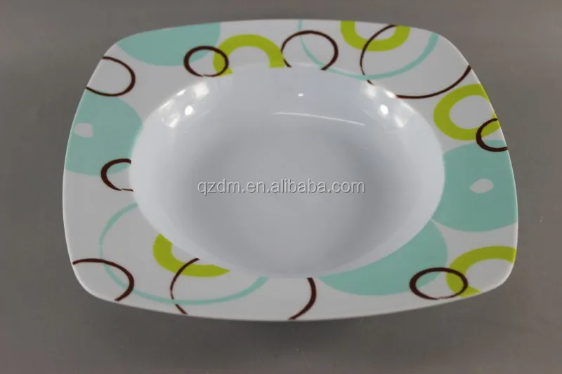 8inch Melamine Square suop plate