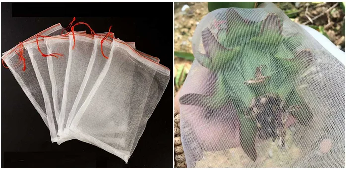 Polyethylene Fitted Insect Mesh Net for Trees / Greenhouse 40 Mesh Anti Insect Net for Vegetable Gardens
