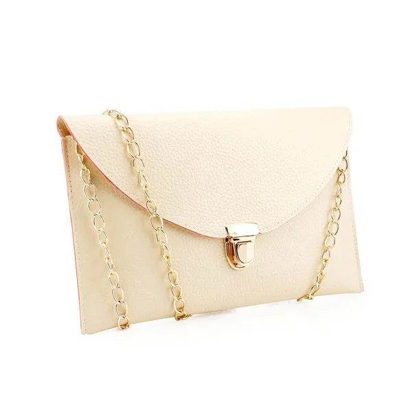 Small White Leather Envelope Clutch Crossbody Satchel Clutch Evening Bag - Buy Clutch Bag ...