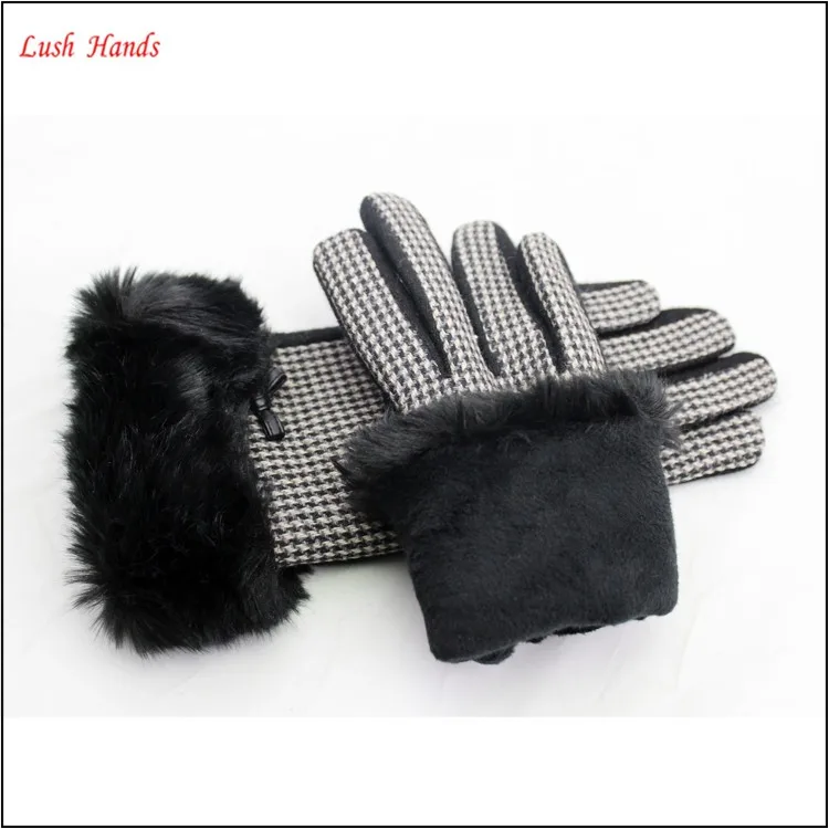 ladies wholesale woolen winter hand gloves